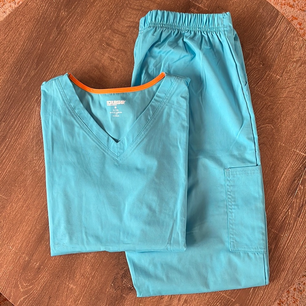 Teal Scrub Set Size Small